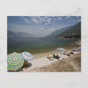 Italien, provinsen Verona, Brenzone. Lago di Garda Vykort