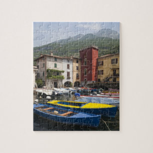 Italien, provinsen Verona, Malcesine. Gammal Casso Pussel