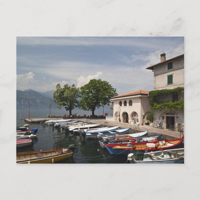 Italien, provinsen Verona, Malcesine. Kassongammal Vykort (Framsida)