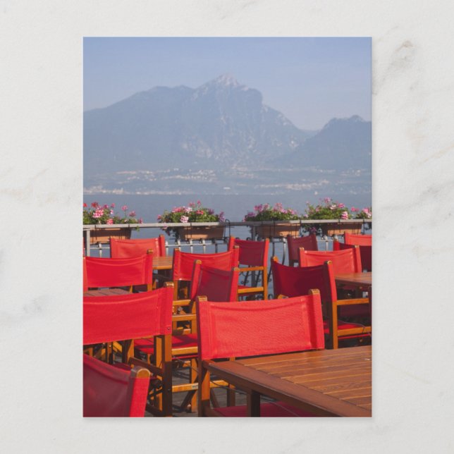 Italien, provinsen Verona, Torri del Benaco. Vykort (Framsida)