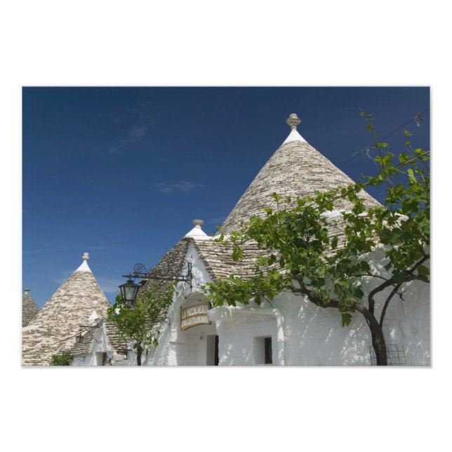 Italien Puglia, Alberobello, Terra dei Trulli, 2 Fototryck (Framsidan)