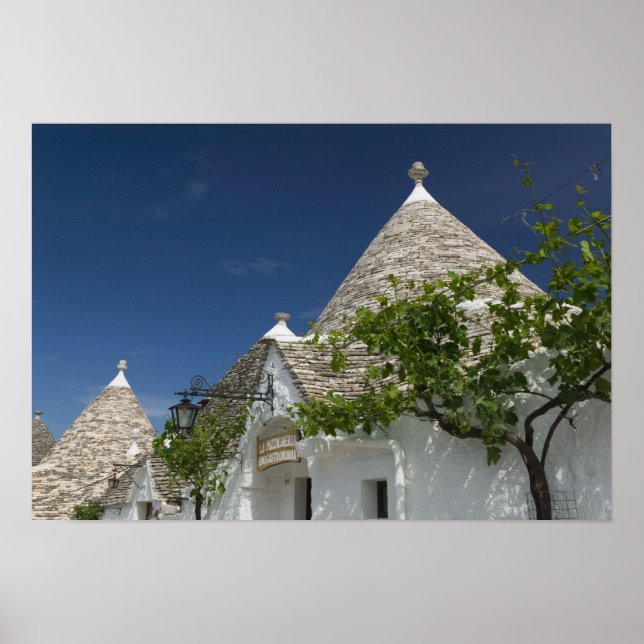 Italien Puglia, Alberobello, Terra dei Trulli, 2 Poster (Framsidan)