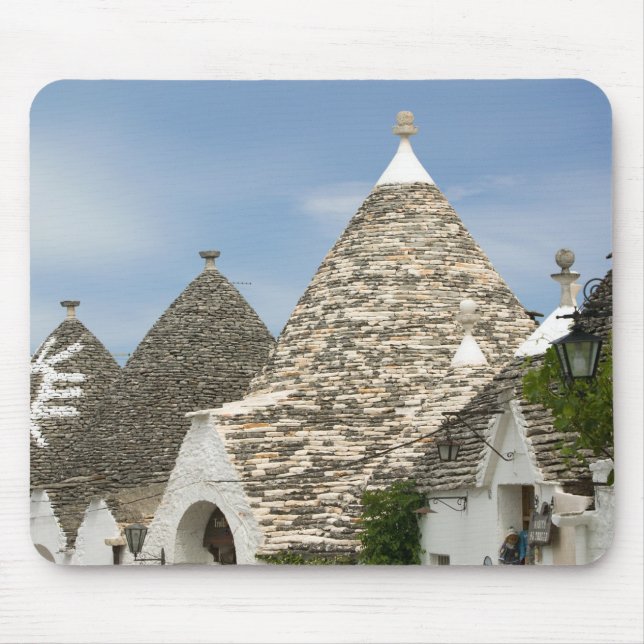 Italien, Puglia, Alberobello, Terra dei Trulli, Musmatta (Framsidan)