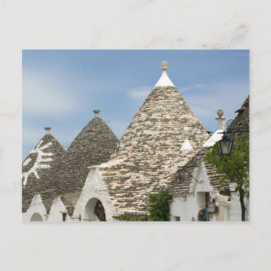Italien, Puglia, Alberobello, Terra dei Trulli, Vykort