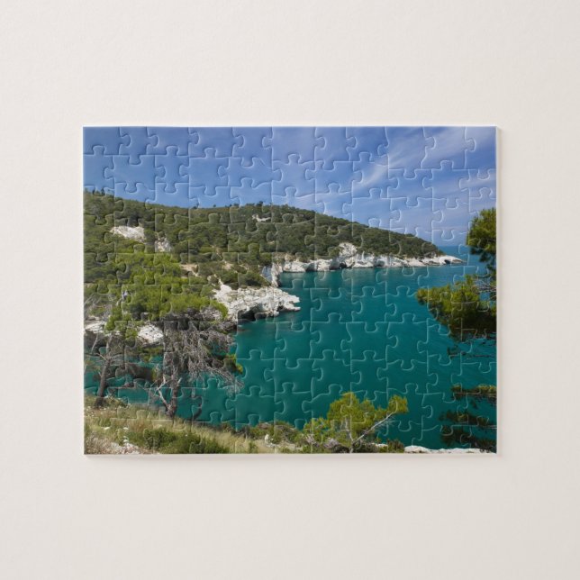 Italien, Puglia, Promontorio del Gargano, Testa Pussel (Horisontell)