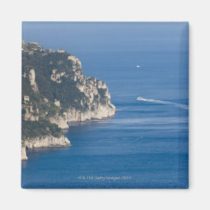 Italien Ravello, Palazzo Sasso som höjas beskåda Magnet