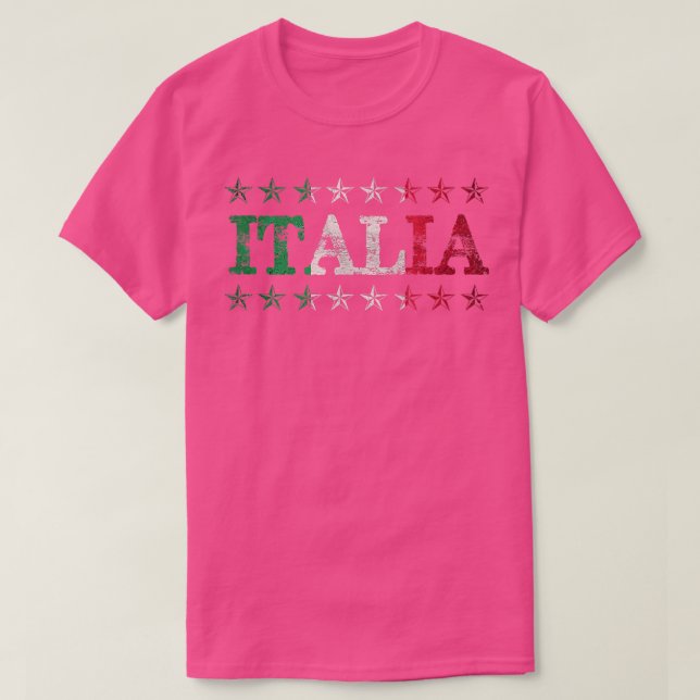 Italien Resa Italia Flagga Italiano Pride Ital T Shirt (Design framsida)