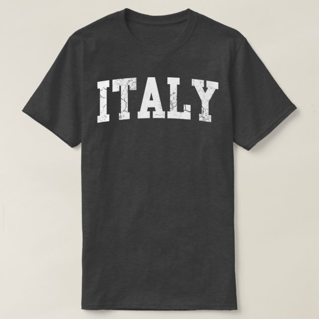 Italien Retro Italia Home Kärlek T Shirt (Design framsida)