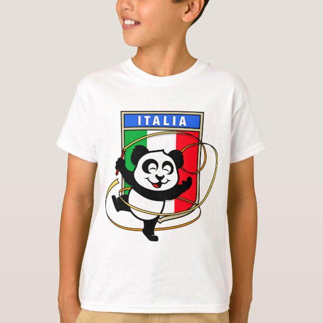 Italien Rhythmic Gymnastics Panda Tröja (Framsida)