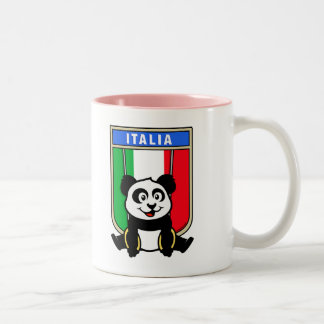 Italien Ringar Panda Två-Tonad Mugg