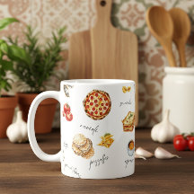 Italien Rollig Mat kock Färgrik