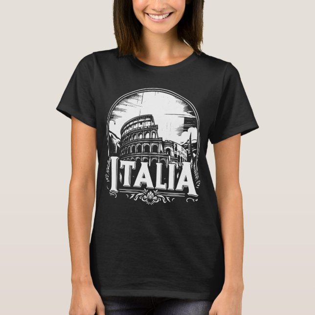 Italien Rom Colosseum T Shirt (Framsida)