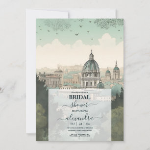 Italien Rom Destination Möhippa Inbjudningar