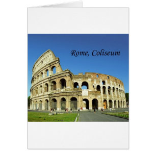 Italien, Rom, Roman Coliseum (St.K.) Hälsningskort