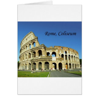 Italien, Rom, Roman Coliseum (St.K.) Hälsningskort
