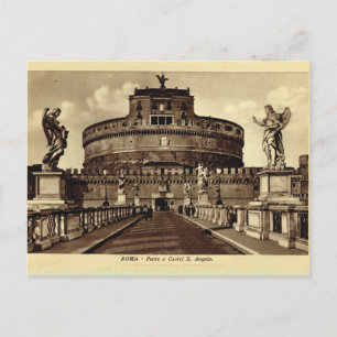Italien, Rom, romer, Castel Santa ANgelo Vykort