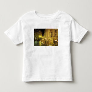 Italien, Rom. Trevi-fontänen på natten. Tee Shirt