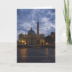 Italien, Rom, Vatikanstaten, St. Peter's Basilica Kort