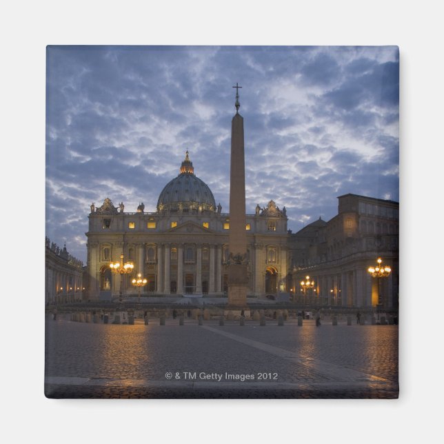 Italien, Rom, Vatikanstaten, St. Peter's Basilica Magnet (Framsidan)