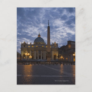 Italien, Rom, Vatikanstaten, St. Peter's Basilica Vykort