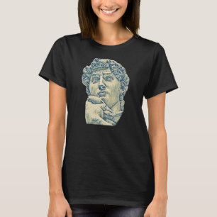 Italien Roman Statue Abstrakt Lärare 12 T Shirt