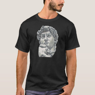 Italien Roman Statue Abstrakt Lärare 132 T Shirt