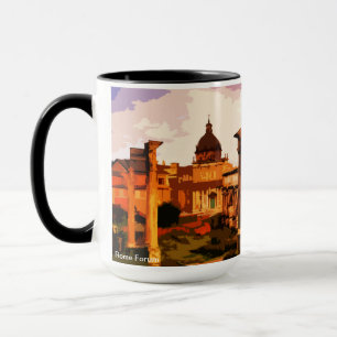 Italien Romanum Architecture i Romforum Mugg