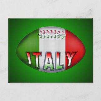 Italien Rugby Boll Vykort