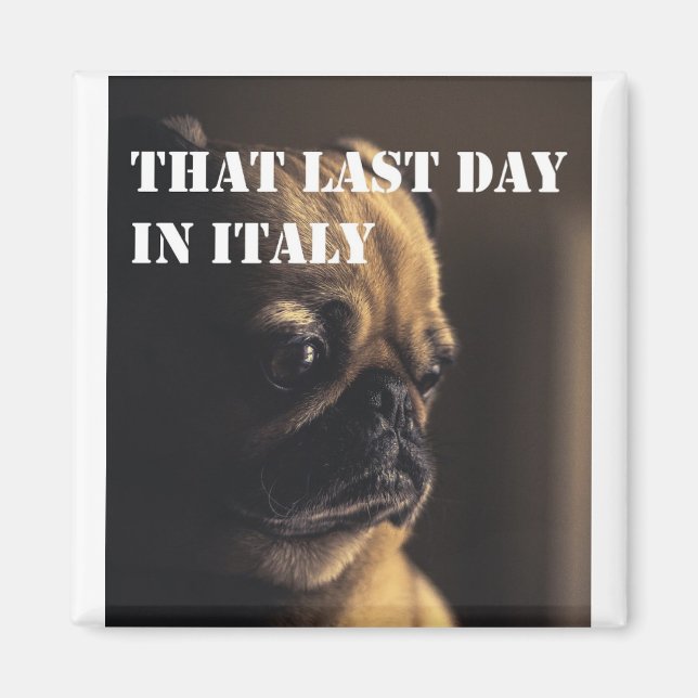 Italien saknas - alltid magnet (Framsidan)