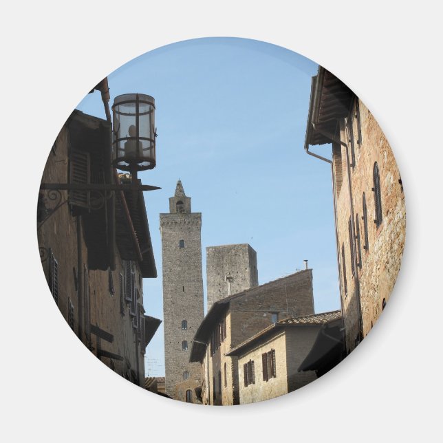 Italien San Gimignano Toskana Magnet (Framsidan)