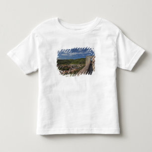 Italien, Sardinien, Bosa. Stadsvy från Castello Tee Shirt