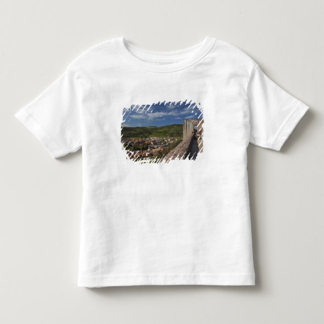 Italien, Sardinien, Bosa. Stadsvy från Castello Tee Shirt (Framsida)