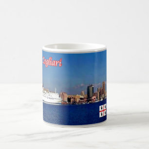 Italien - Sardinien - Cagliari - Harbour - Kaffemugg
