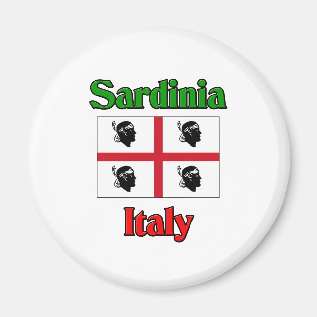 Italien Sardinien Magnet (Framsidan)