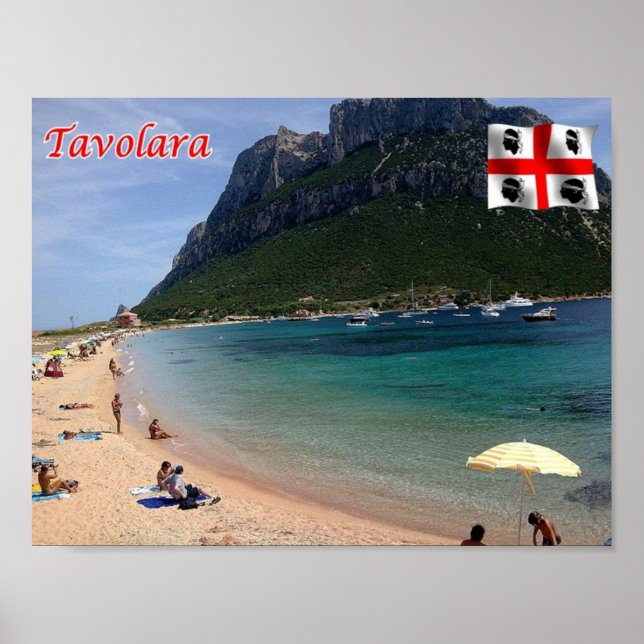 Italien - Sardinien - Olbia - Poster (Framsidan)