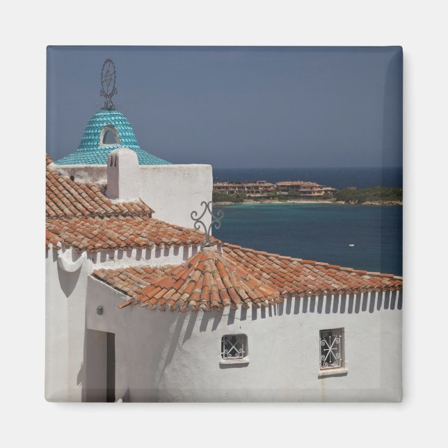 Italien, Sardinien, Porto Cervo. Chiesa di Stella Magnet (Framsidan)