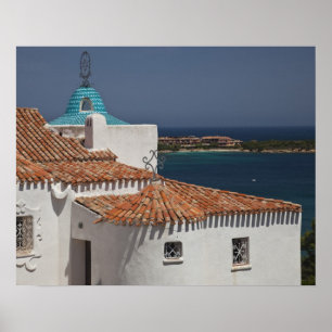 Italien, Sardinien, Porto Cervo. Chiesa di Stella Poster