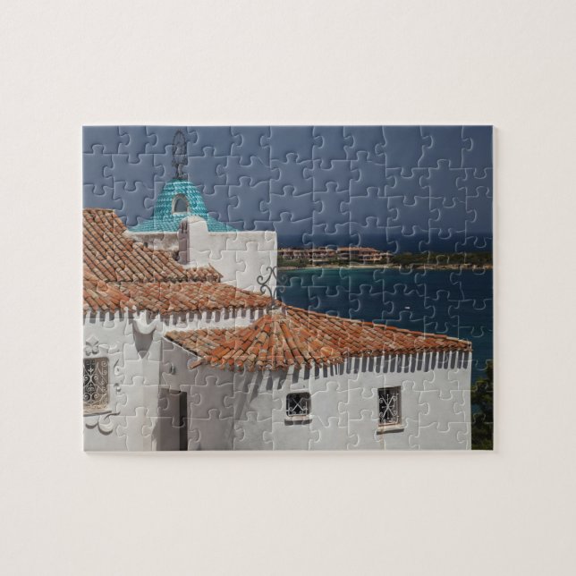 Italien, Sardinien, Porto Cervo. Chiesa di Stella Pussel (Horisontell)