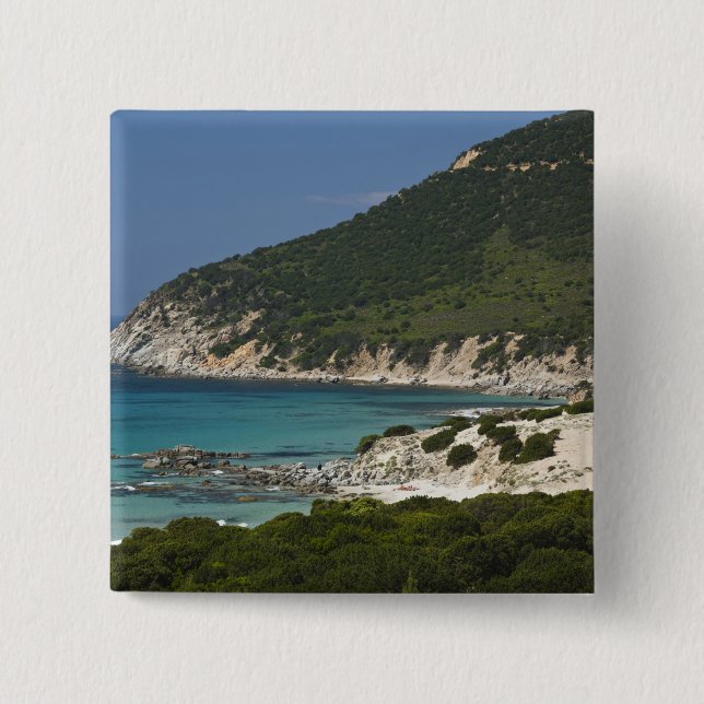 Italien, Sardinien, Solanas. Strand. Knapp (Framsida)