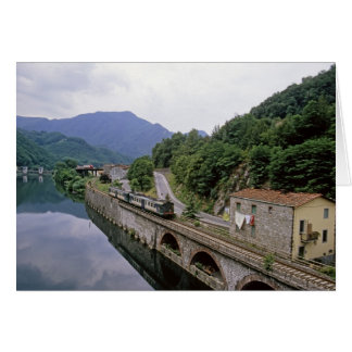 Italien - Serchio River Hälsningskort