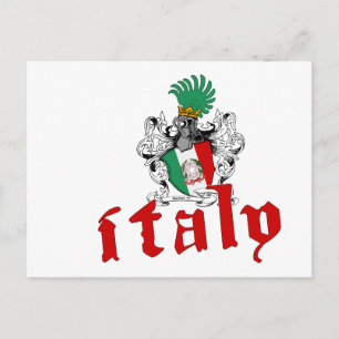 Italien Shield-vykort Vykort