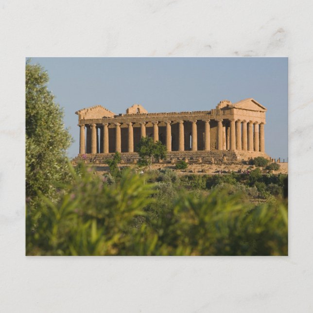 Italien, Sicilien, Agrigento, La Valle dei Templi, Vykort (Framsida)