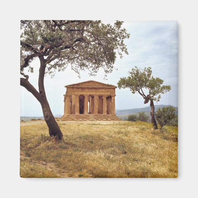 Italien, Sicilien, Agrigento. Ruinerna av 2 Magnet (Framsidan)