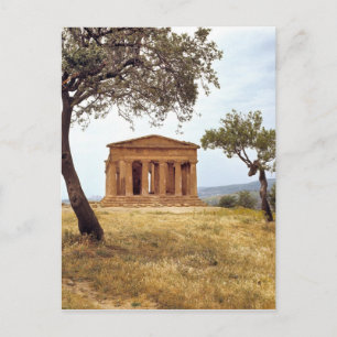 Italien, Sicilien, Agrigento. Ruinerna av 2 Vykort