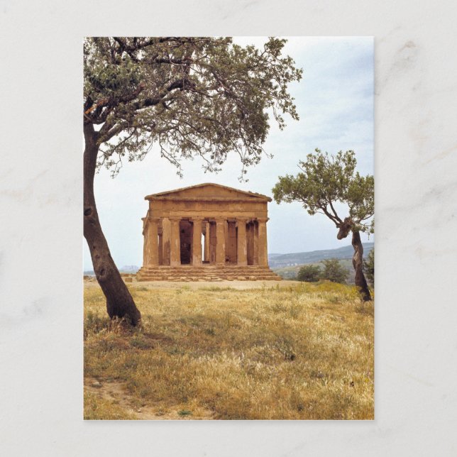 Italien, Sicilien, Agrigento. Ruinerna av 2 Vykort (Framsida)