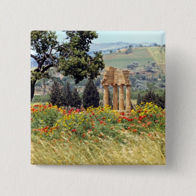 Italien, Sicilien, Agrigento. Ruinerna efter Knapp (Framsida)