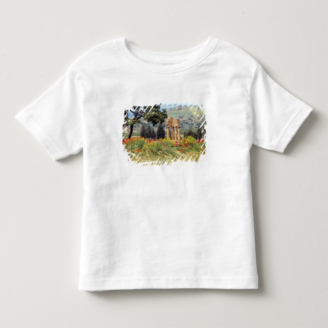 Italien, Sicilien, Agrigento. Ruinerna efter Tee (Framsida)