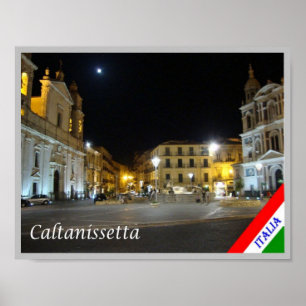 Italien - Sicilien - Caltanissetta - Poster