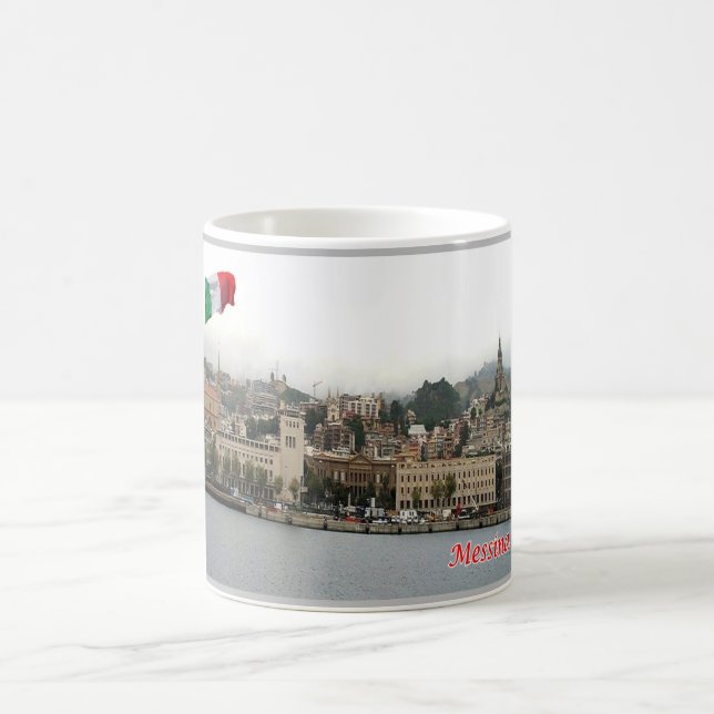Italien - Sicilien - Messina - Cityscape - Kaffemugg (Center)