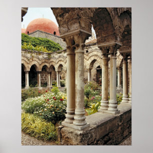 Italien, Sicilien, Palermo. Blockbildarna överleve Poster
